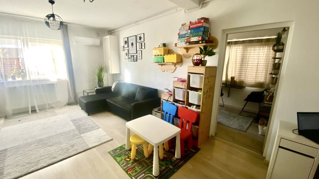 Apartament 2 camere, mobilat si utilat, 60 mp utili - zona Cora