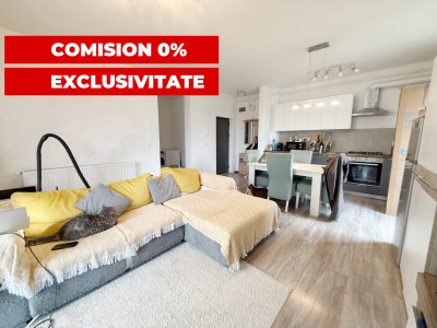 Apartament 2 camere, 52mp, loc de parcare- Giroc- Hotel IQ Comision 0%