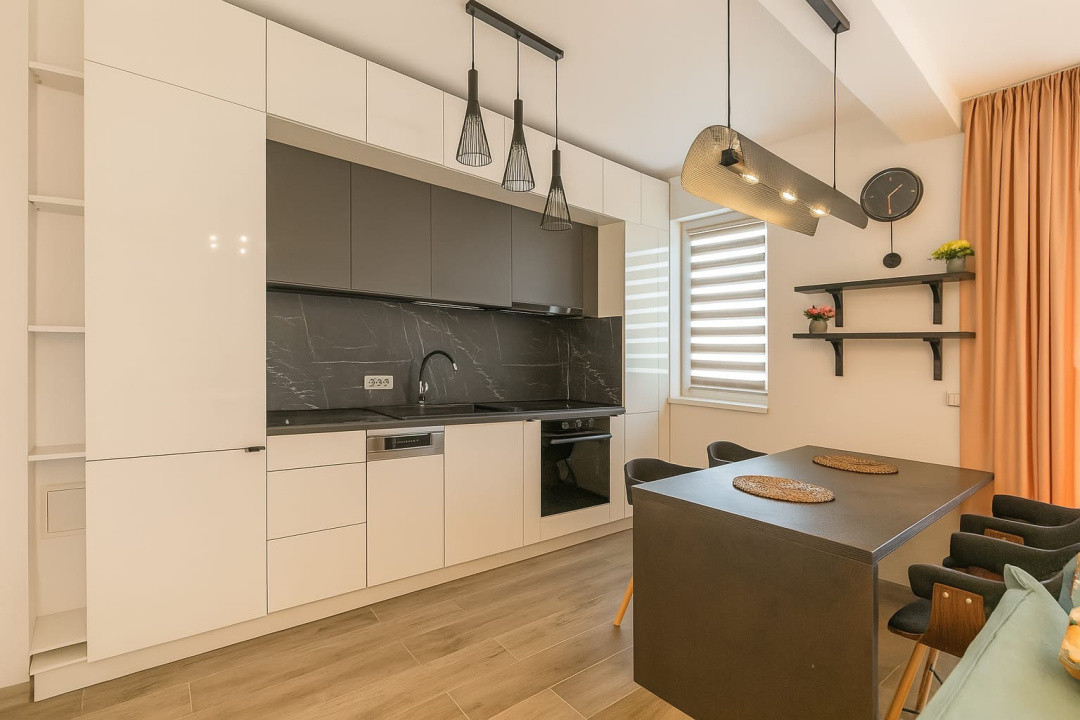 Apartament 2 camere, open space, 50mp, etajul 2/3 in Giroc 