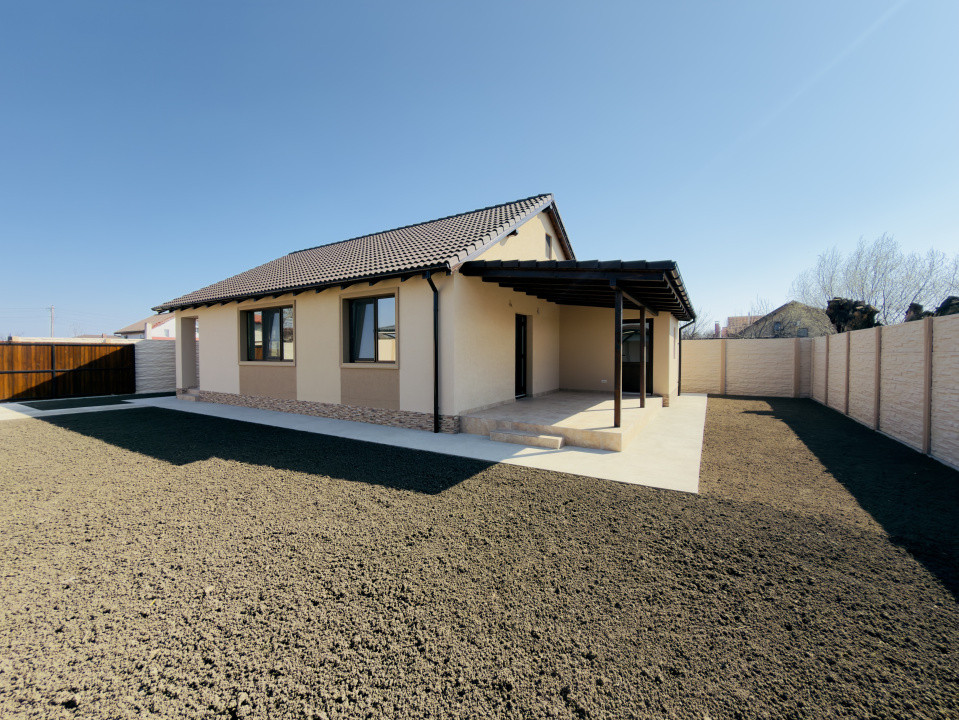 Casa individuala,410mp teren, 83mp utili+20mp terasa, Sanmihaiu Roman 