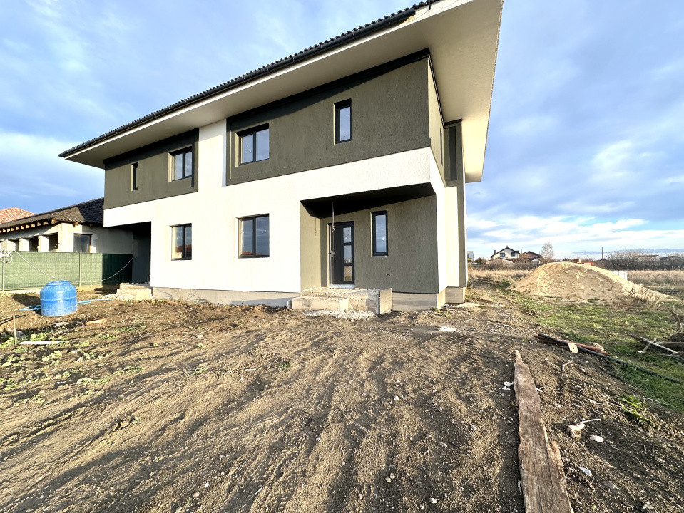 COMISION 0% Duplex modern, 5 camere, 120 mp utili, 250 mp teren - Giarmata-Vii