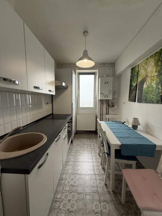 Apartament 2 camere, 47 mp utili + balcon, mobilat - zona Garii