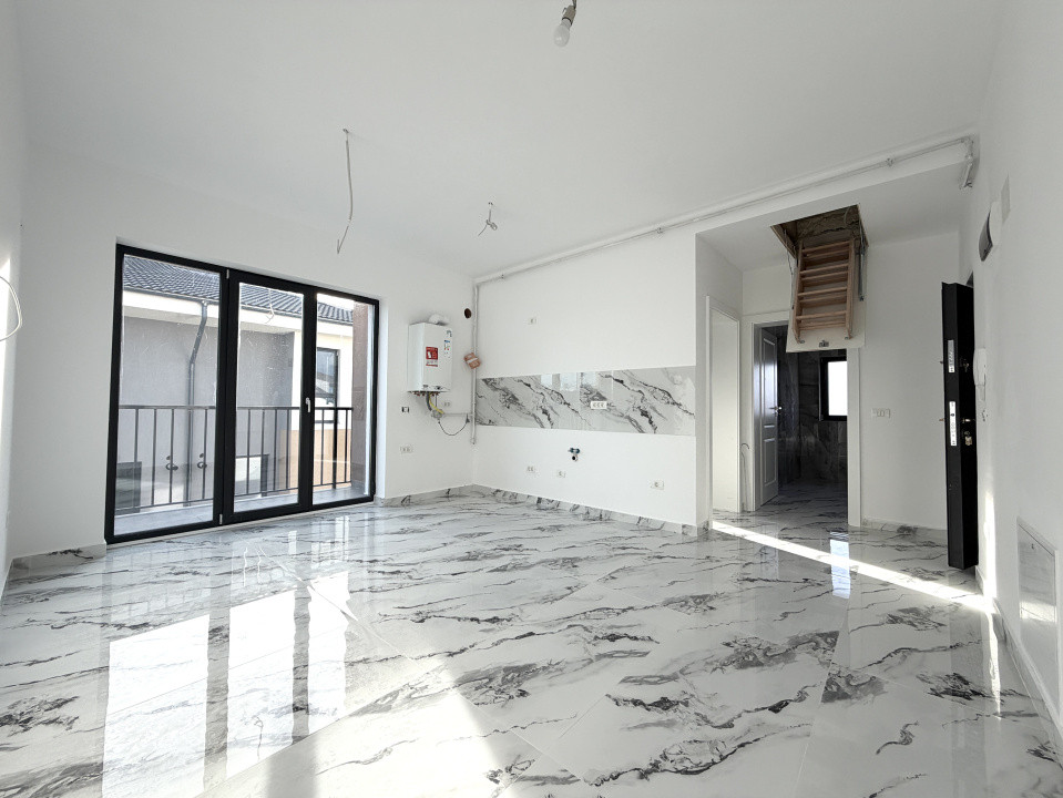 Apartament 2 camere, open-space, 53 mp, etaj 3 - Esso Giroc