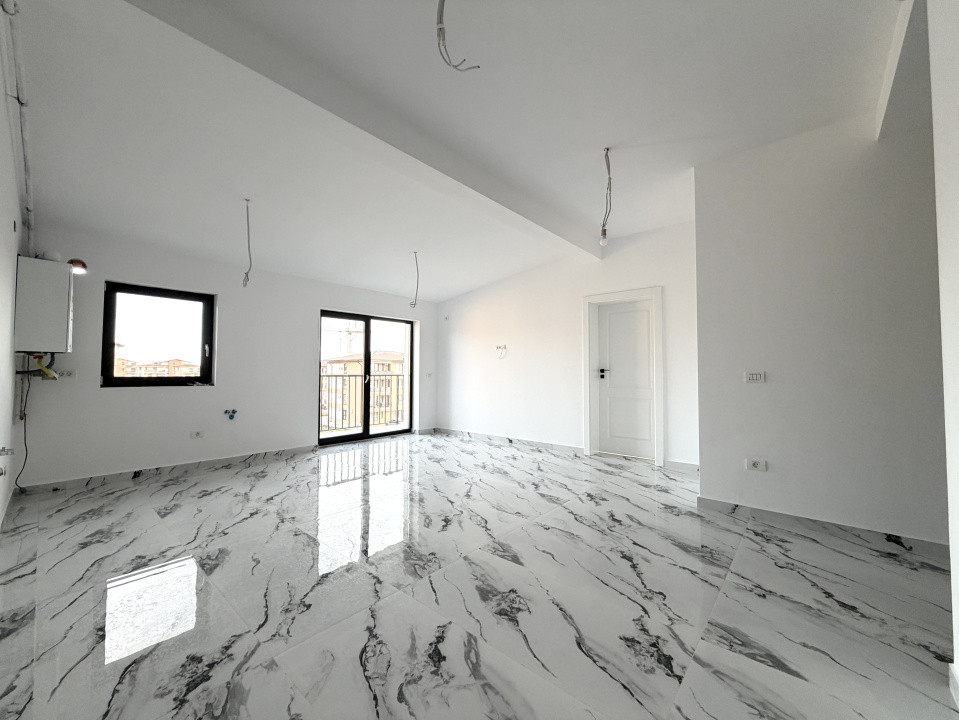 Apartament 2 camere, open-space, 53 mp, etaj 3 - Esso Giroc