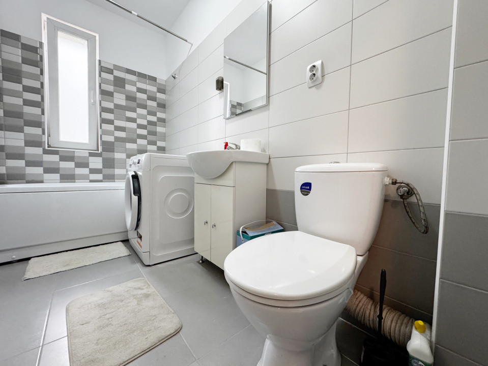 Apartament 2 camere, decomandat,48mp utili+4mp balcon, etaj 1/3-Giroc