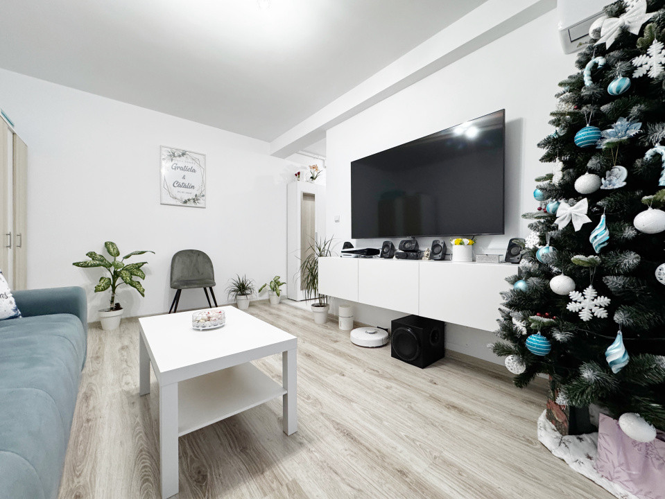 Apartament 2 camere, decomandat, 48mp utili + 4mp balcon -Giroc