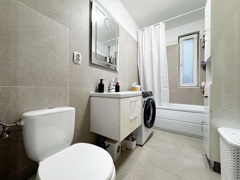 Apartament 2 camere, decomandat, 48mp utili + 4mp balcon -Giroc