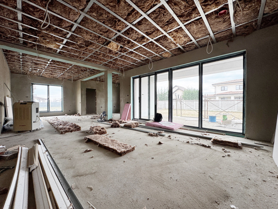 Casa individuala 4 camere, 604mp teren, 137mp utili - Mosnita Noua