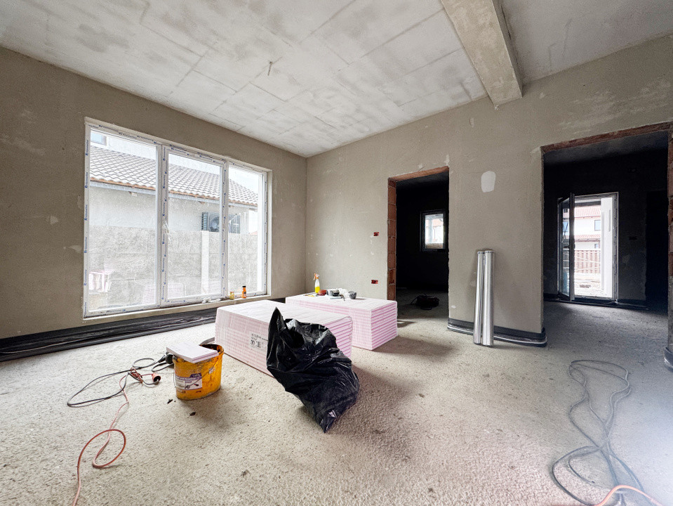 Duplex 3 camere, 78mp utili+ 21mp terasa, 285mp teren, Mosnita Noua