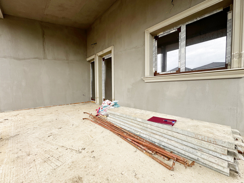 Duplex 4 camere, 350mp teren, 110mp utili, 12mp terasa, Mosnita Noua