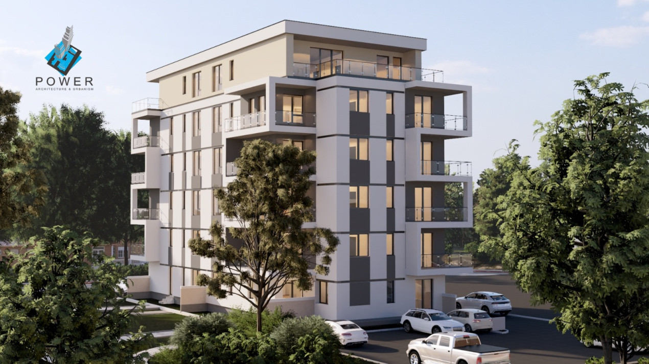 Apartament modern, 2 camere, open-space, 44 mp utili - Esso, Giroc