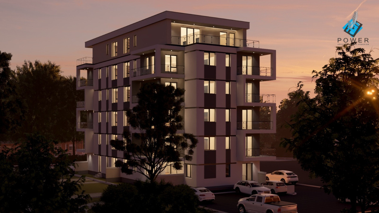 Apartament modern, 2 camere, open-space, 53 mp utili - Esso, Giroc