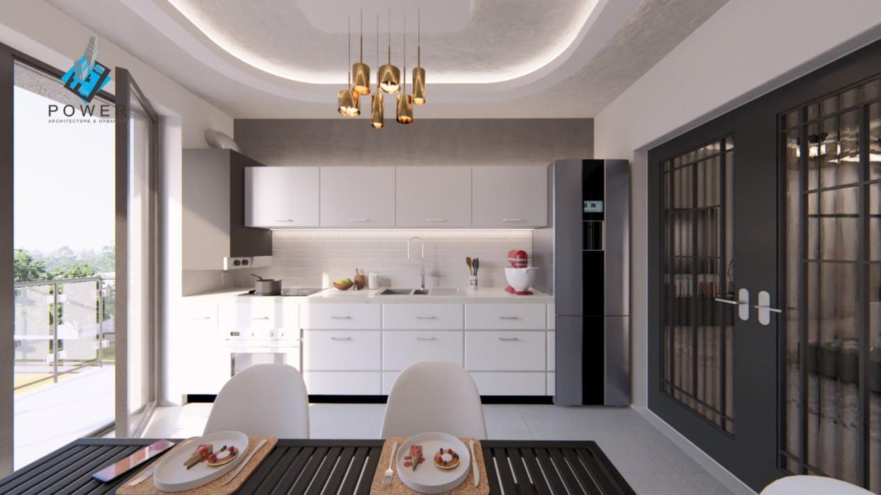 Apartament modern, 3 camere, 73,2 mp utili, open-space - Esso Giroc