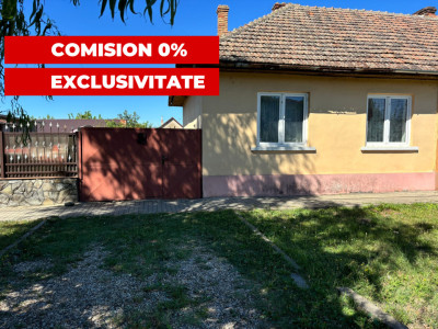Casa 2 camere, 43 mp, curte 300 mp, pozitie centrala, in Moravita - COMISION 0%