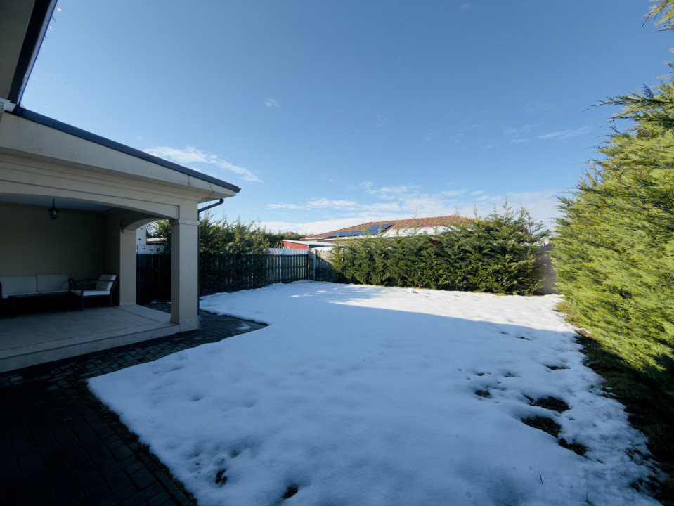 Duplex mediteranean 4 camere, parter, 85mp utili, 340 teren in Urseni 