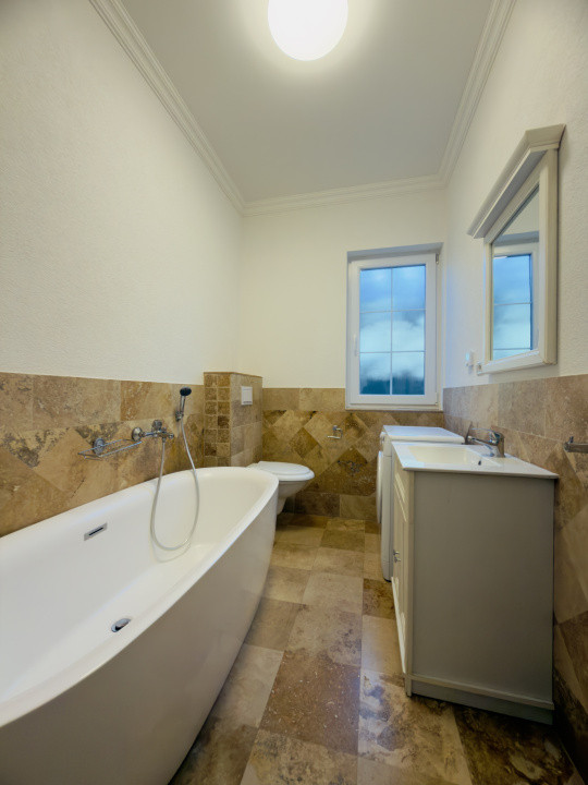 Duplex mediteranean 4 camere, parter, 85mp utili, 340 teren in Urseni 