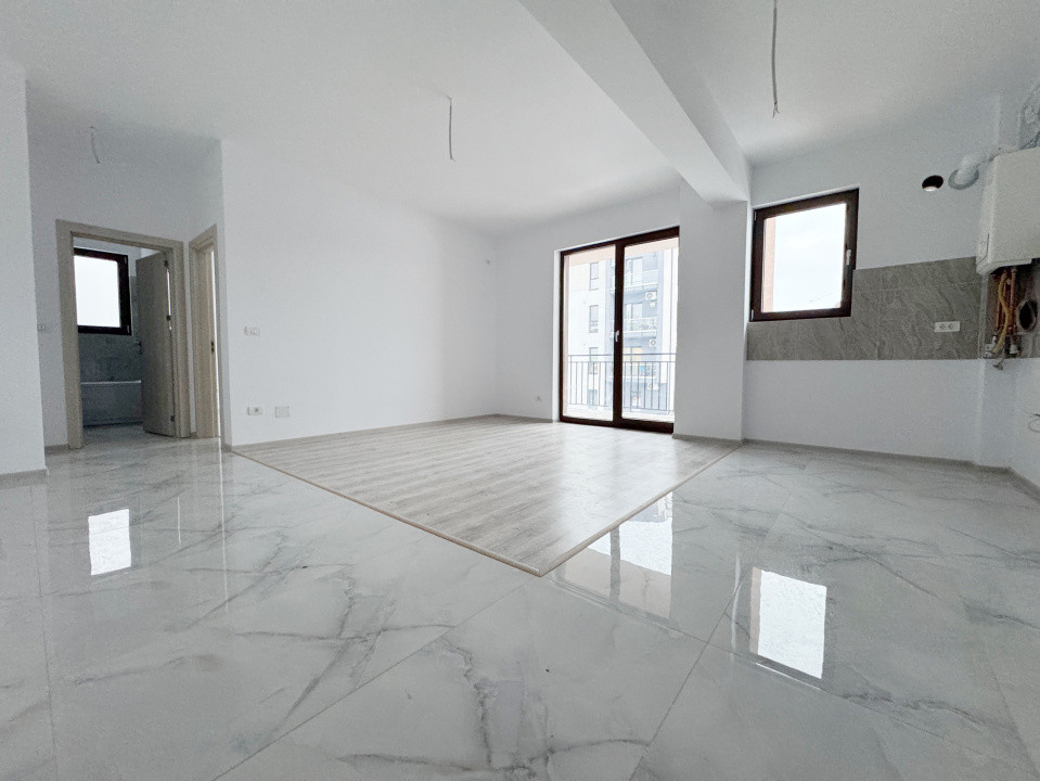 Apartament 2 camere 53mp utili + 7mp balcon, lift, etaj 1, ESO Giroc