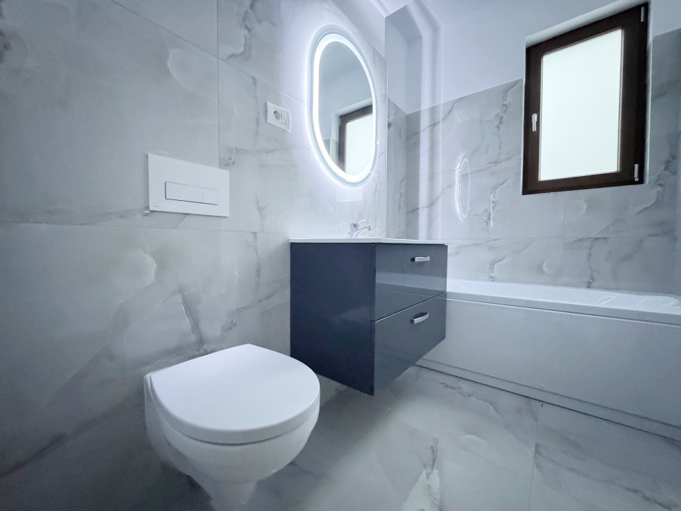 Apartament 2 camere 53mp utili + 7mp balcon, lift, etaj 1, ESO Giroc