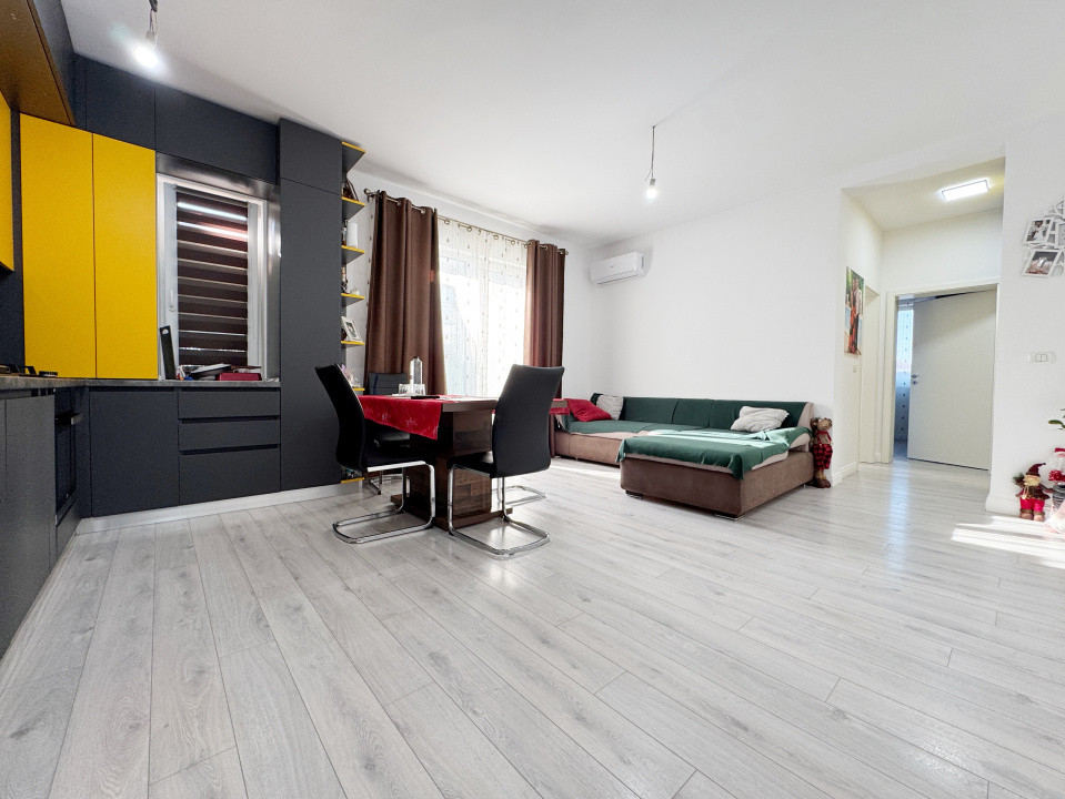 Apartament 2 camere 46mp utili cu gradina 60mp, zona Braytim