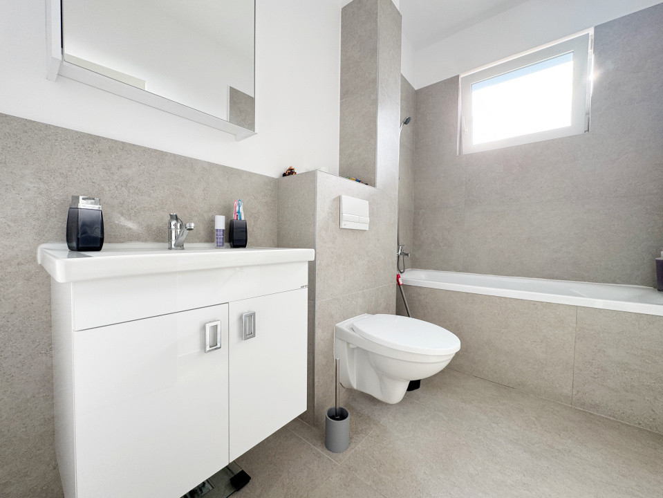 Apartament 2 camere 46mp utili cu gradina 60mp, zona Braytim