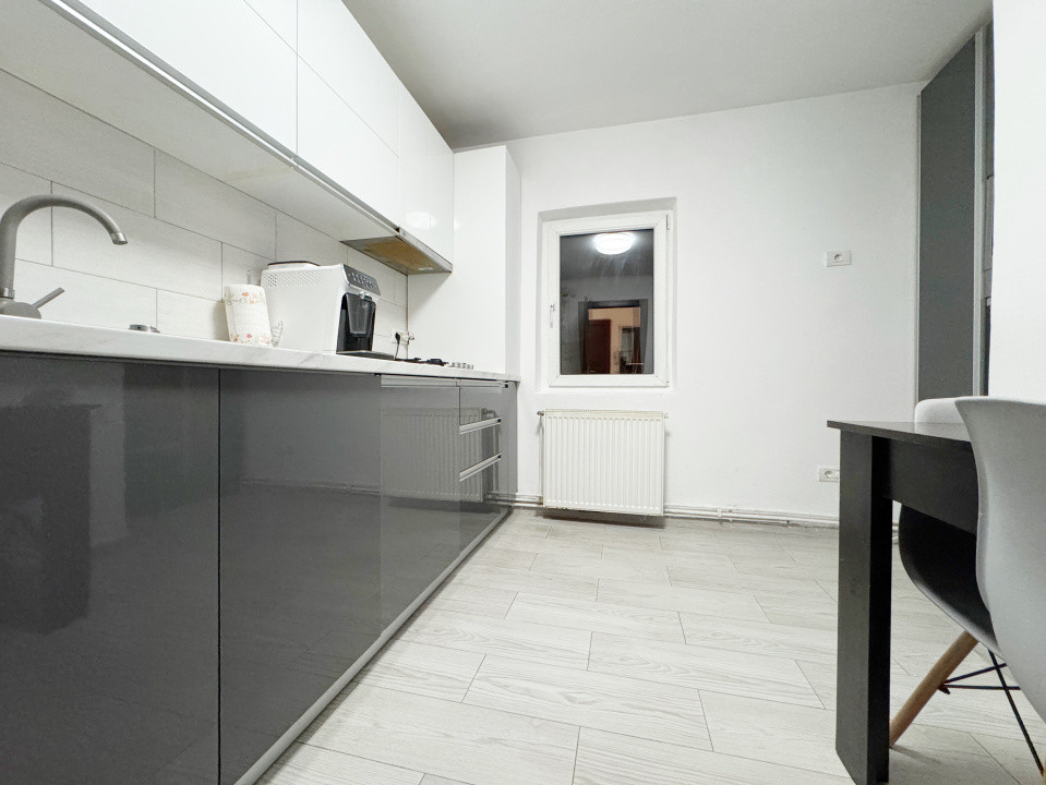 Apartament 3 camere, 62mp utili + 4mp balcon, etaj 2/4, zona Kiriac