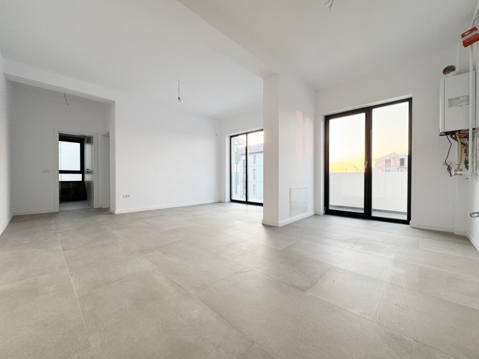 Apartament 2 camere 47mp utili + 8mp balcon, Giroc