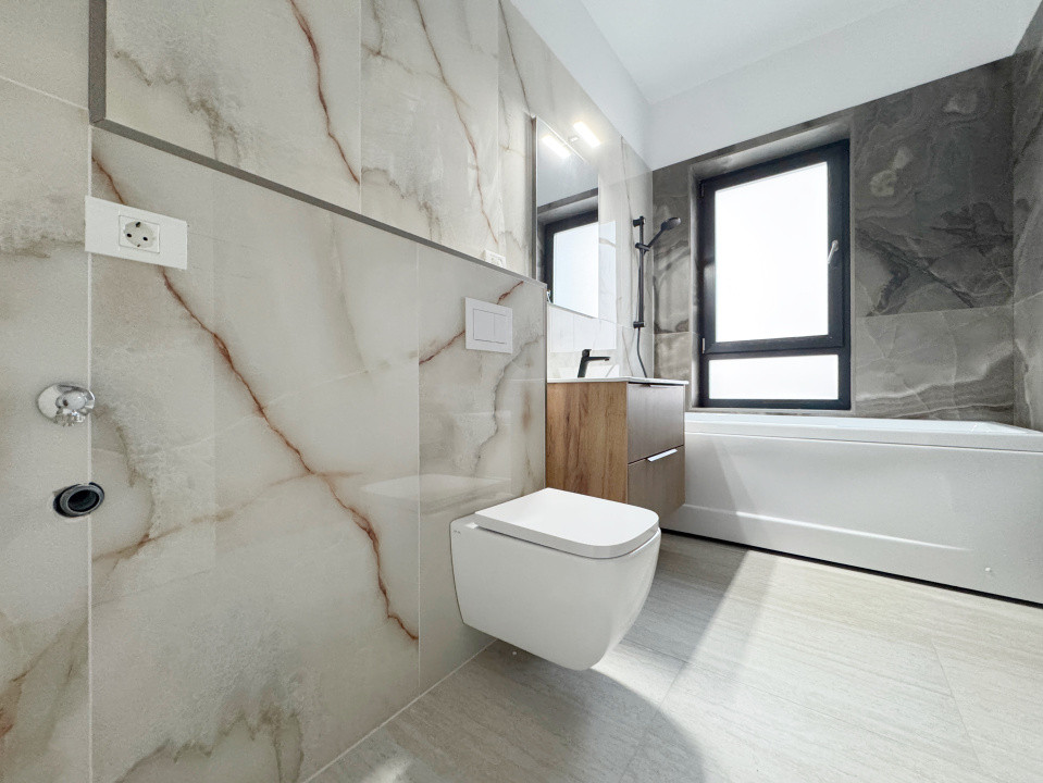 Apartament 2 camere decomandat, 52mp utili + 8mp balcon, Giroc