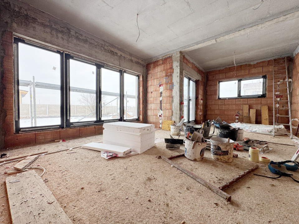 Duplex 3 camere 75mp utili+16mp terasa, 310 teren, Mosnita Noua