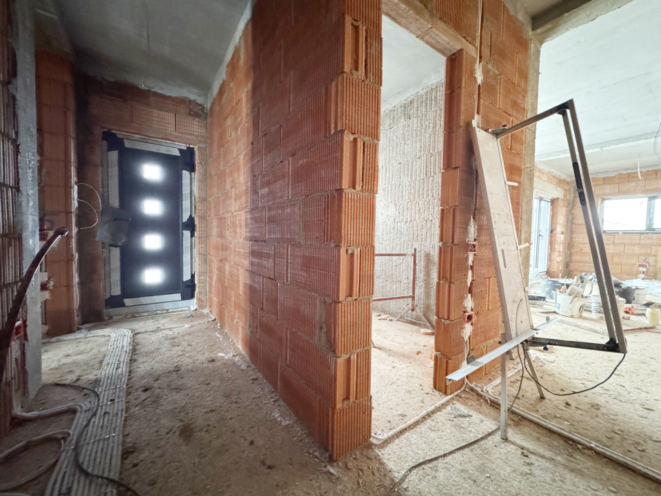 Duplex 3 camere 75mp utili+16mp terasa, 310 teren, Mosnita Noua