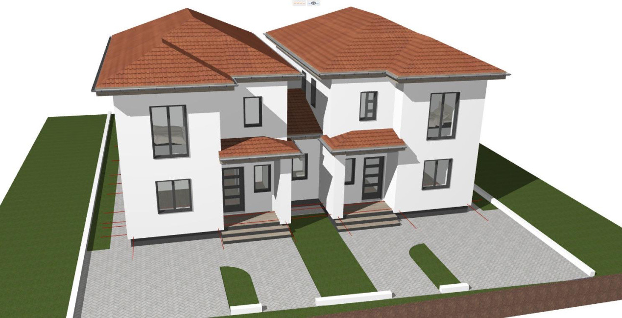 Duplex despartit prin tehnica, 4 camere - Sanandrei