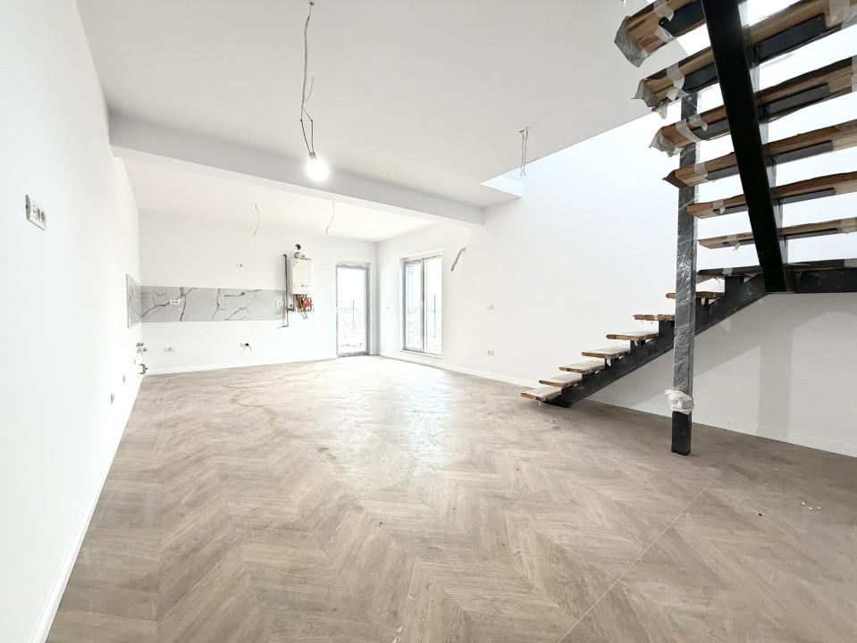 Duplex spatios, 4 camere, 110 mp utili, 360 mp teren - Covaci