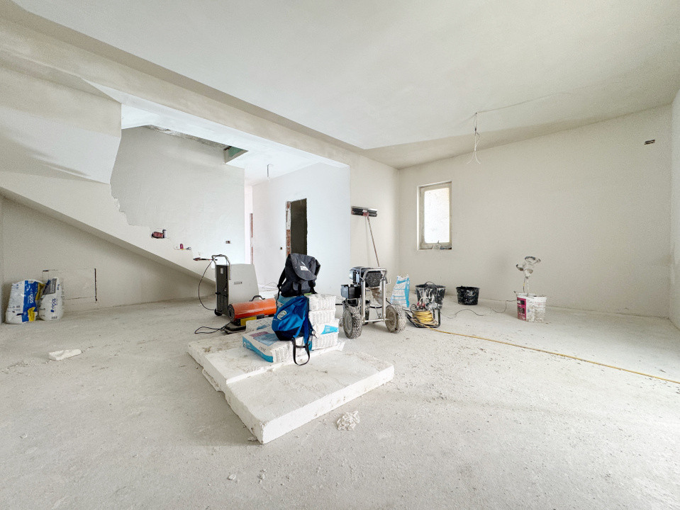 Duplex 4 camere, 110mp utili + 15mp terasa, 300 teren, Mosnita Noua