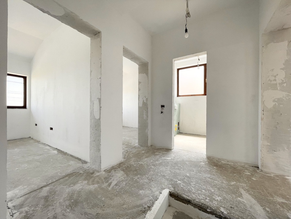 COMISON 0%-Duplex 5 camere, 122 mp utili, 390 mp teren-Mosnita Noua
