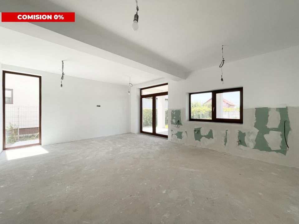 COMISON 0%-Duplex 5 camere, 122 mp utili, 390 mp teren-Mosnita Noua