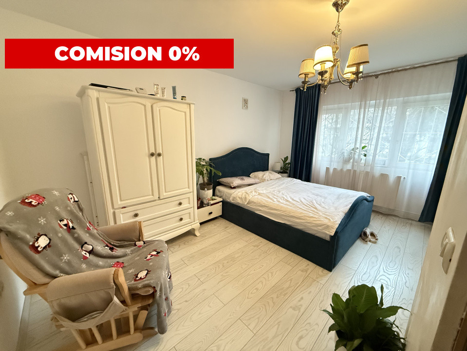 COMISION 0% Apartament 3 camere, decomandat, parter - Shopping City