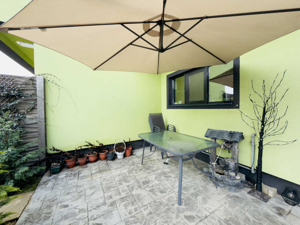 Duplex 4 camere, mobilat utilat, 125mp utili, 349 teren -Mosnita Veche