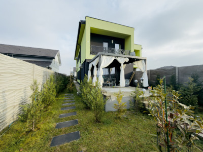 Duplex 4 camere, mobilat utilat, 125mp utili, 349 teren -Mosnita Veche