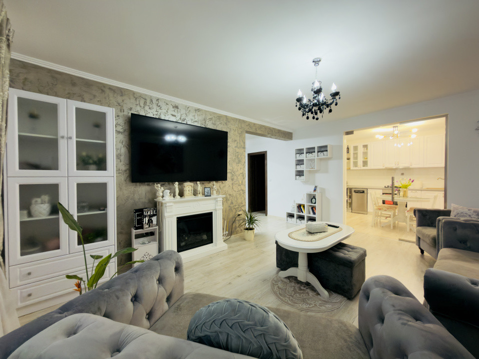 Casa individuala 4 camere, mobilata modern, teren 404mp in Utvin 