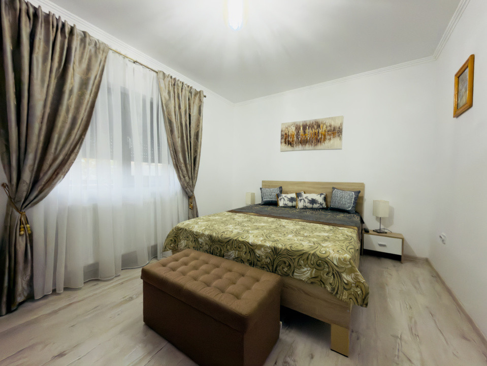 Casa individuala 4 camere, mobilata modern, teren 404mp in Utvin 