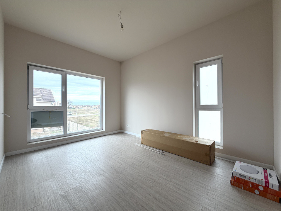 Duplex 4 camere, 110mp utili, 260mp teren, asfalt - Mosnita Noua