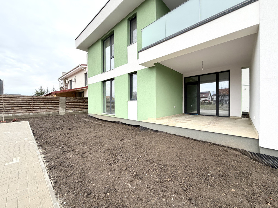 Apartament 3 camere, 68 mp utili, 40 mp gradina, 11 mp balcon - Dumbravita 