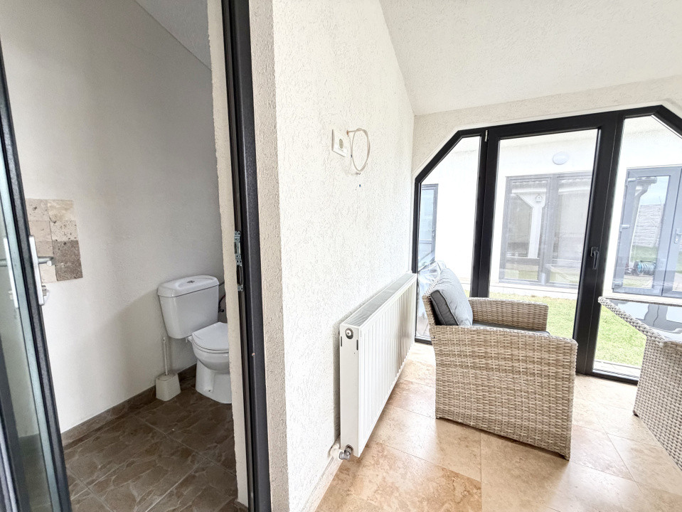 Duplex modern cu 3 camere, 100 mp utili + anexe - Ghiroda 