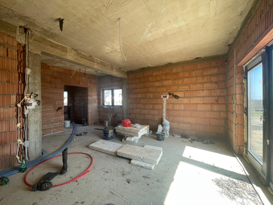 Duplex 4 camere, 105mp, 290 teren, P+1- la cheie Mosnita Noua