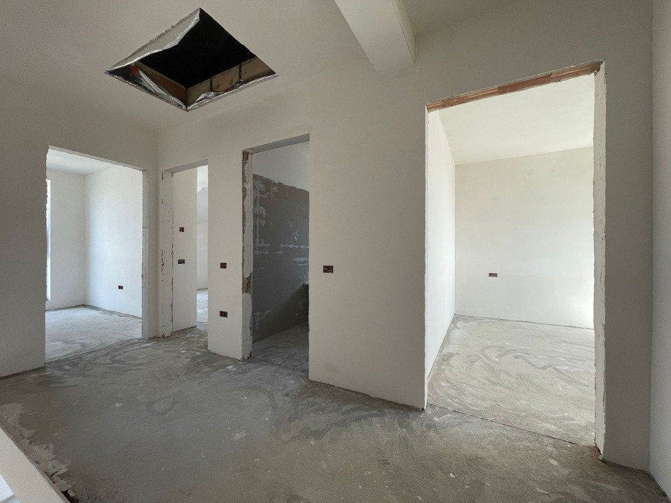 Duplex modern 4 camere la asfalt Mosnita Calea Medves