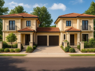 Duplex cu 4 camere despartit prin garaj Mosnita Noua