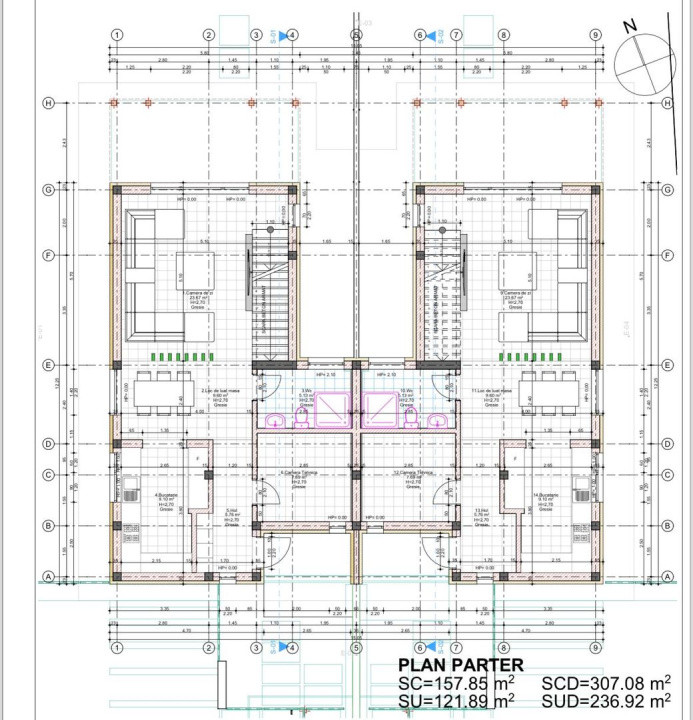 Duplex 4 camere separat prin  CT Mosnita Noua COMISION 0%