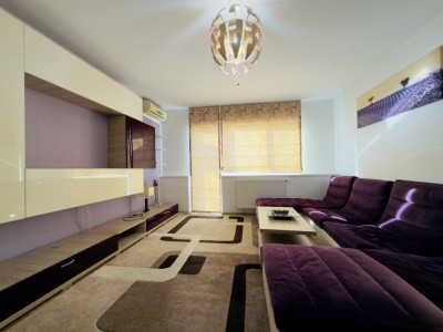 Apartament 3 camere, mobilat utilat, semidecomandat, 63mp in Sagului