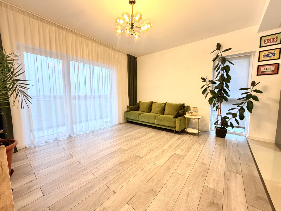 Apartament modern 2 camere, 51,2 mp utili, etaj 2 - Dumbravita 