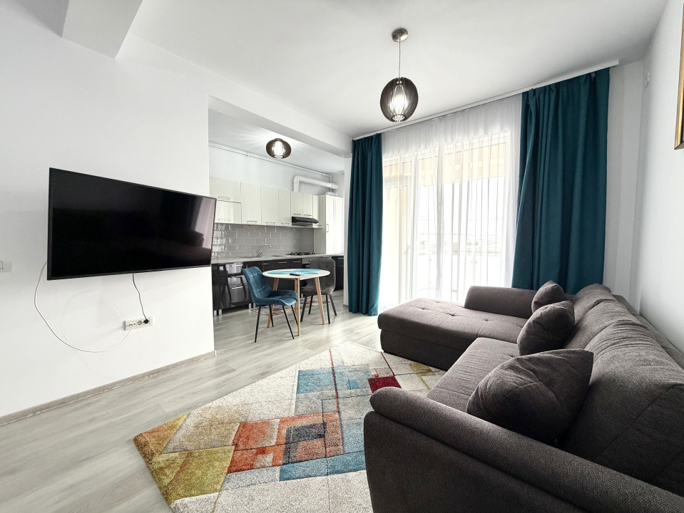 Apartament 2 camere, 49 mp utili, etaj 1, mobilat/utilat - Dumbravita 