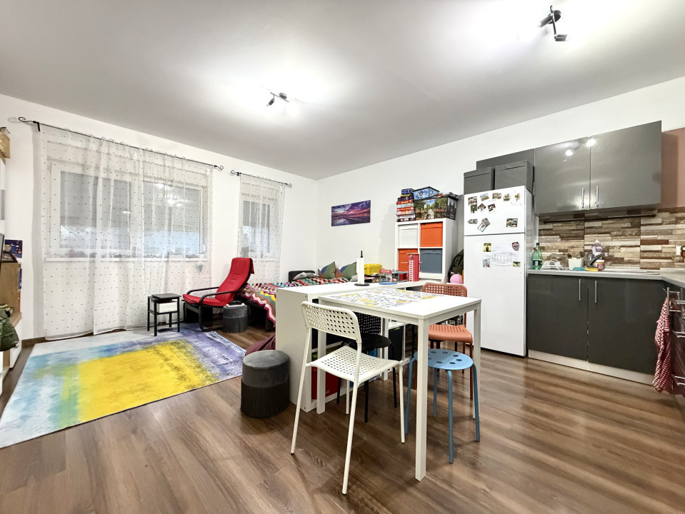 Apartament cu 2 camere, 44 mp utili, parter, mobilat - Dumbravita 